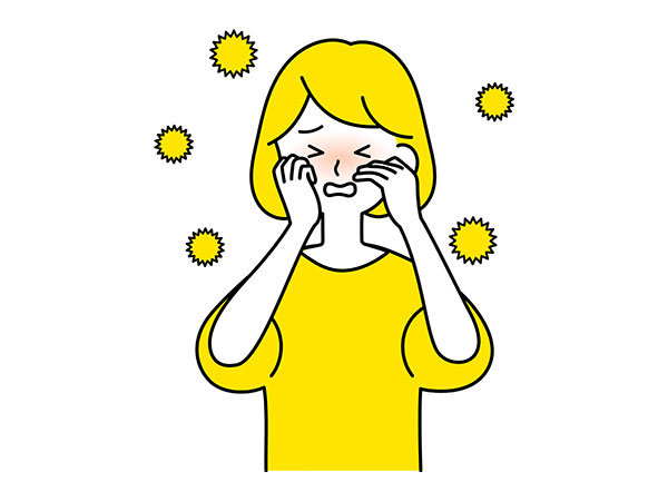 アレルギー疾患（アトピー、花粉症、じんましん、気管支喘息）　イメージ